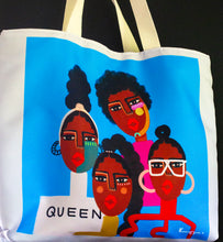 Load image into Gallery viewer, QUEENS- LARGE MARKET TOTE