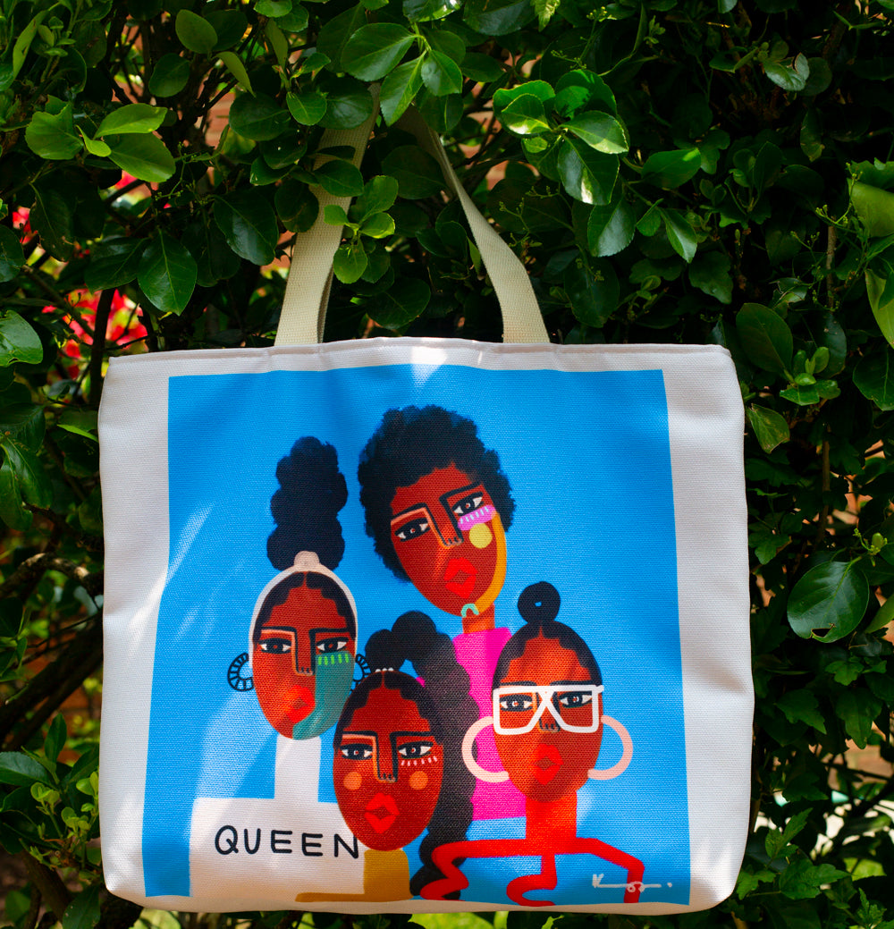 QUEENS- LARGE MARKET TOTE
